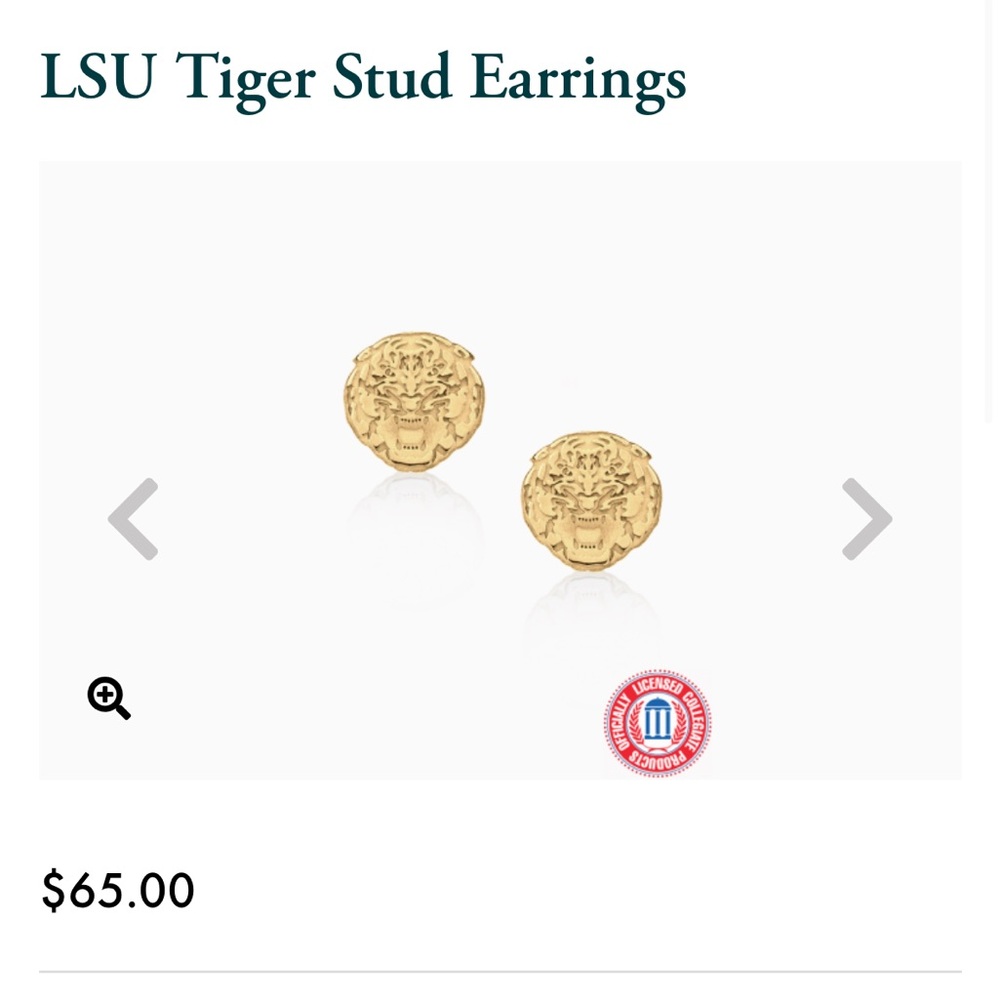 Mignon Faget LSU Tiger Studs